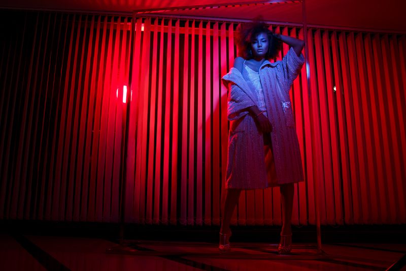 fashion, neon, r|e|n, portrait Софияphoto preview