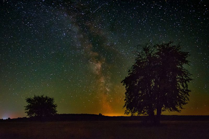 млечный путь,ночь, пейзаж, природа, звёзды, небо, landscape, nature, milky-way, sky Млечник над полемphoto preview
