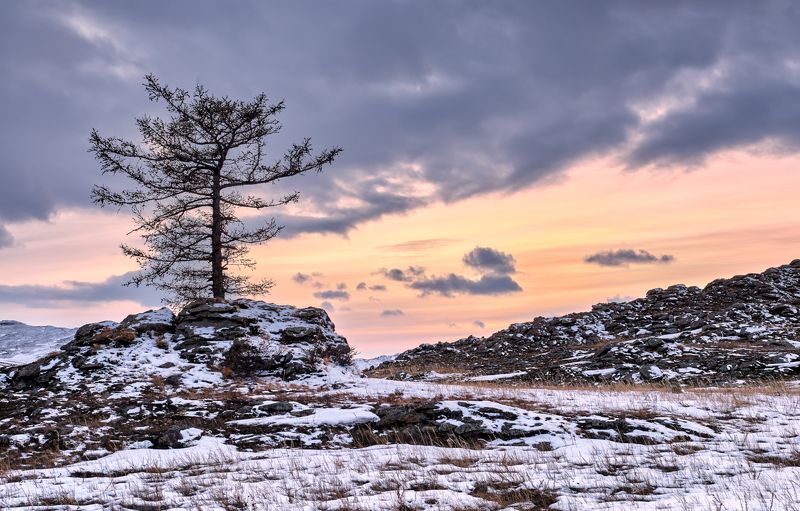Закат в Тажеранской степиphoto preview