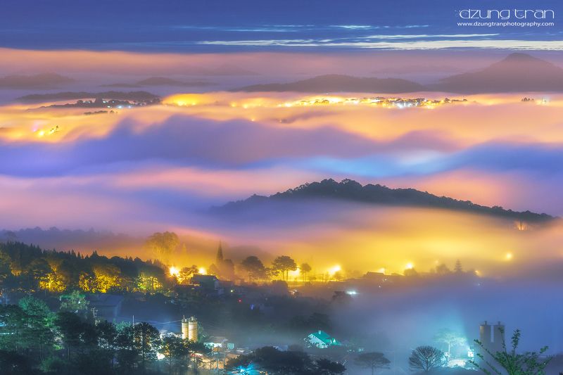 Dalat city lightsphoto preview