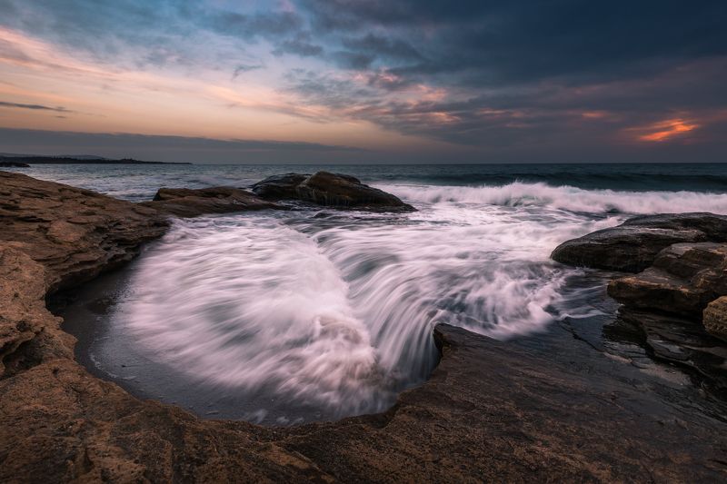 sea,wave,water,sunset,landscape.outdoor,clouds,sky, Wavesphoto preview