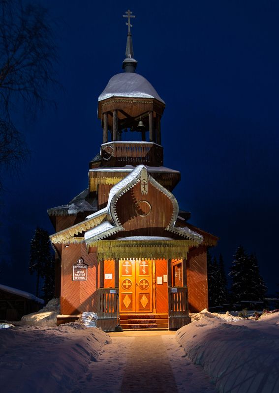 Сельская церковь.photo preview