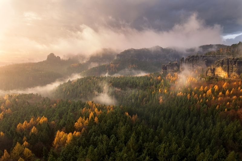 Burning sunset..photo preview