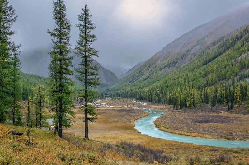 алтай,осень призрачный светphoto preview