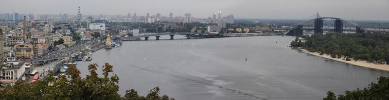 autumn,	city,	kiev,	river, архитектура,	город, городской пейзаж,	киев, осень,	панорама,	река, столица,	транспорт,	украина, трафик Осенний Киевphoto preview
