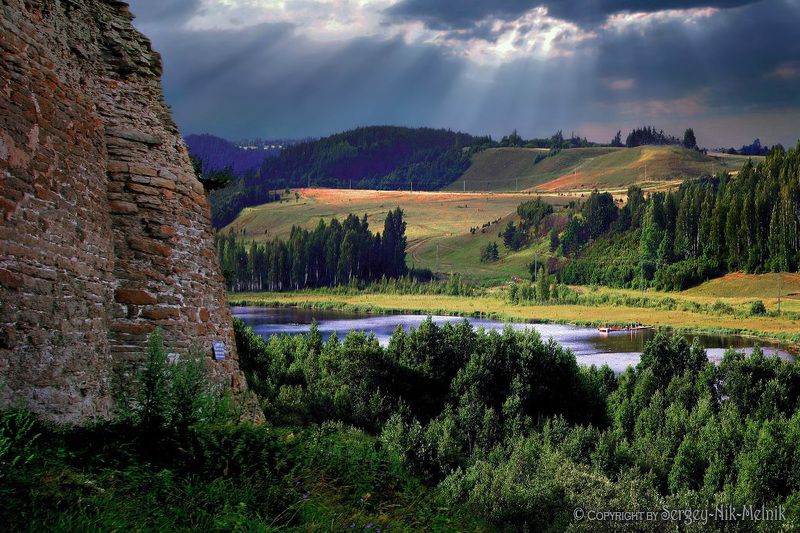 россия, крепость, изборск Город-крепость Изборскphoto preview