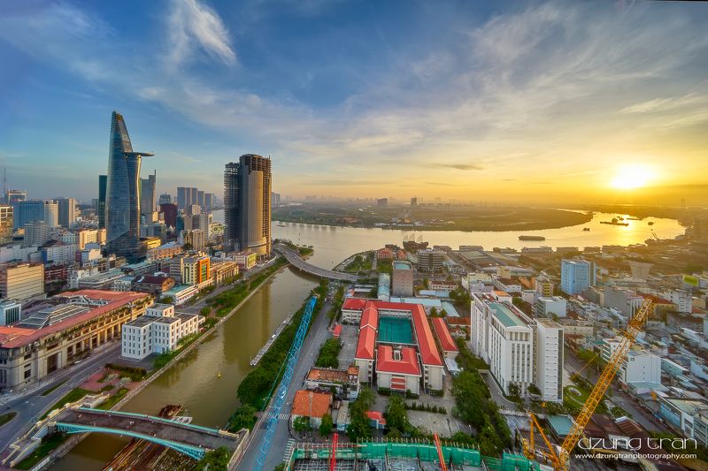 HCM city sunrisephoto preview