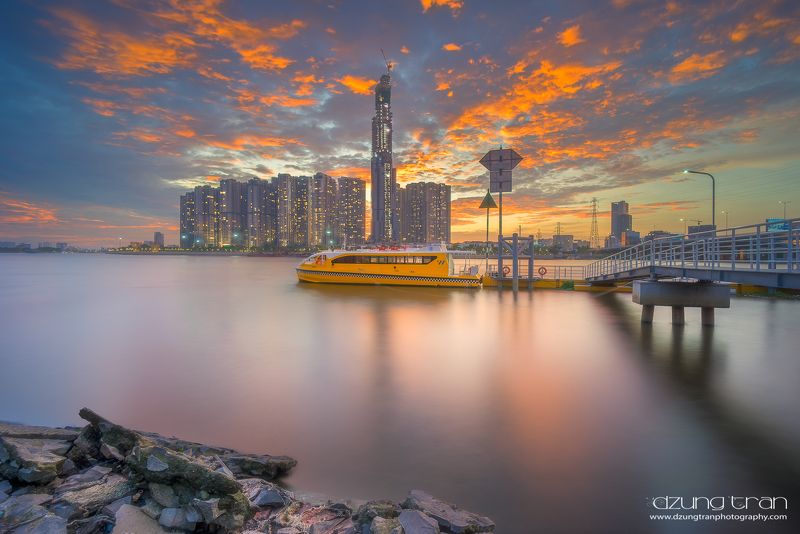 Sunset harbourphoto preview