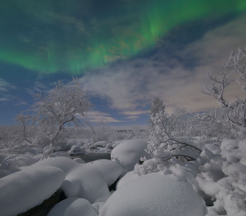 Лунная морозная ночьphoto preview