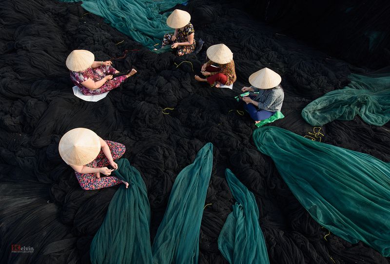 Vá lưới đánh cáphoto preview