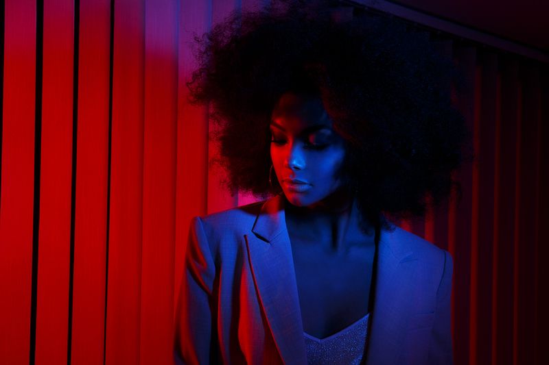 fashion, neon, r|e|n, portrait Софияphoto preview