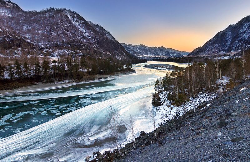 Утро на Катуни...photo preview