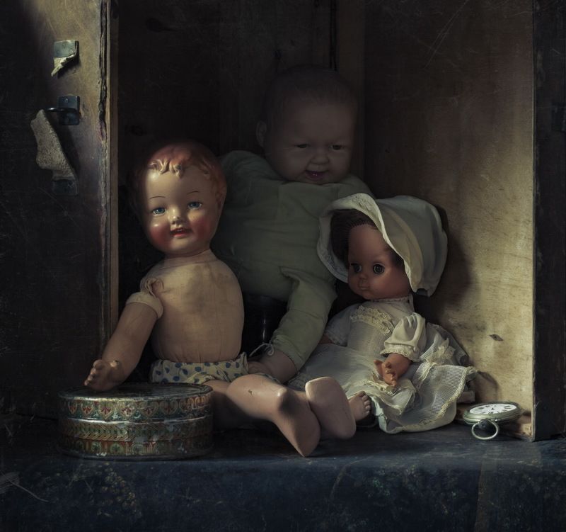 натюрморт, куклы. натюрморт с куклами, still life, dolls Грустный натюрмортphoto preview
