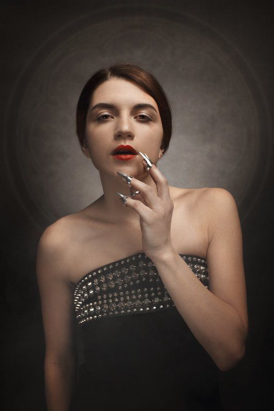 studio portrait light Bożenaphoto preview