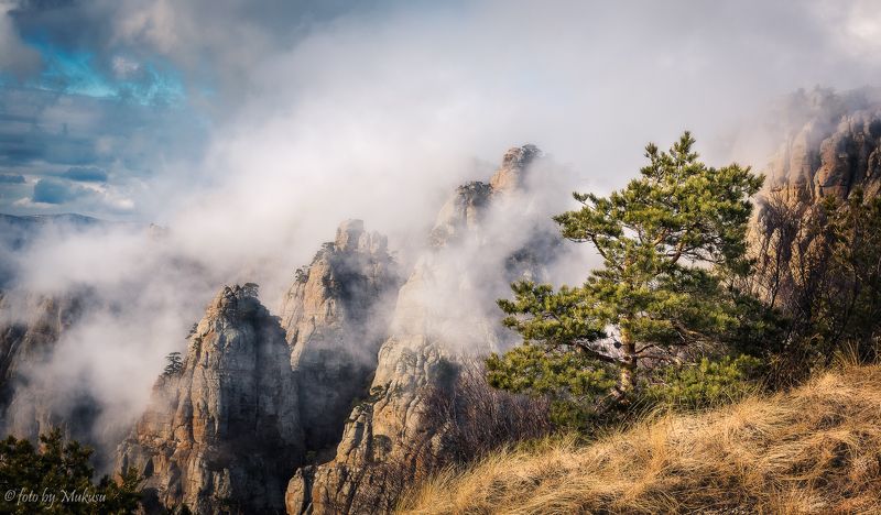 крым,landscape,travel,russia,демерджи Долина Приведений. Демерджи.photo preview