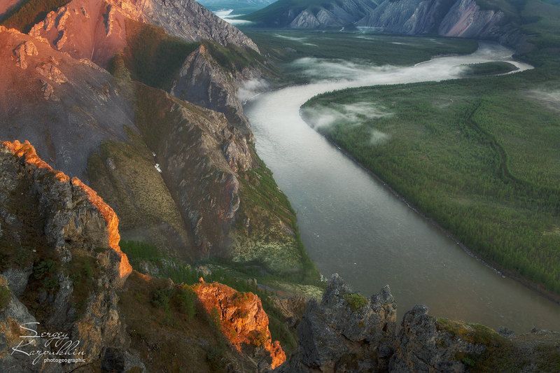 якутия, индигирка Над Индигиркой. фото превью