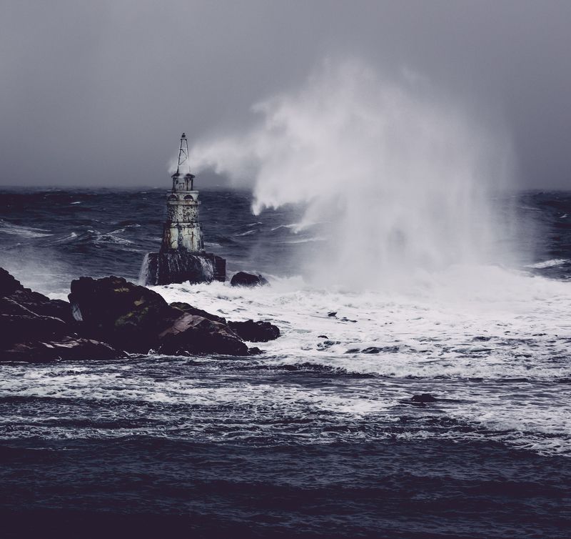 sea, storm, wind, water,lighthouse,landscape,nature,wave,monster Monsters everywherephoto preview
