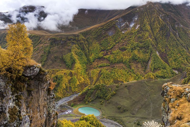 озеро с птичьего полётаphoto preview