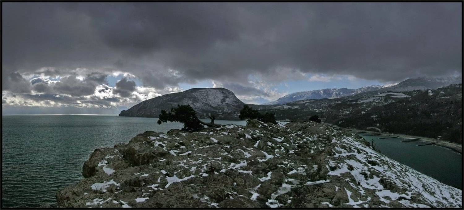 Хмурое утро. Автор: Владимир Метцгер аю-даг, крым, Владимир Метцгер