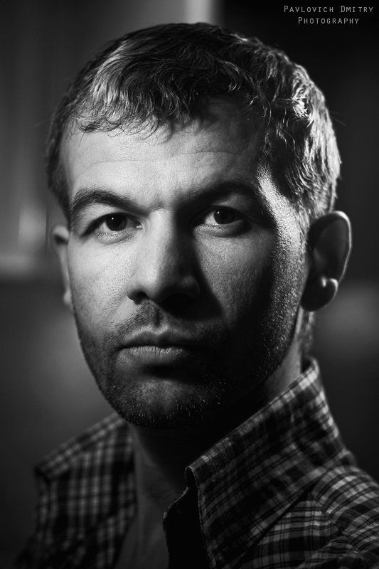 портрет,  черно-белый портрет  фото превью