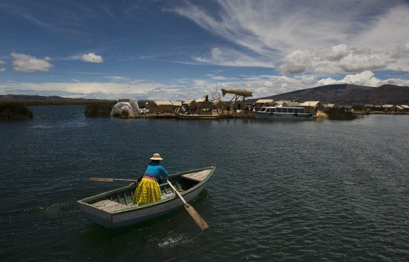 перу, озеро титикака, небо, лодка Домой!...photo preview