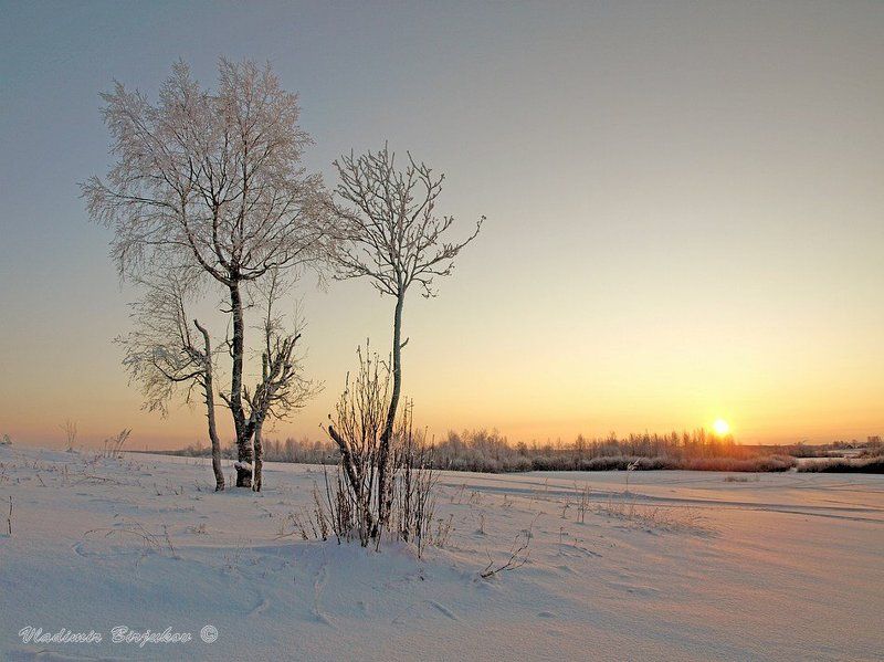 Морозный закатphoto preview