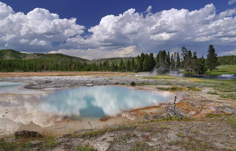 облака, природа, река, озеро, горы ***1photo preview