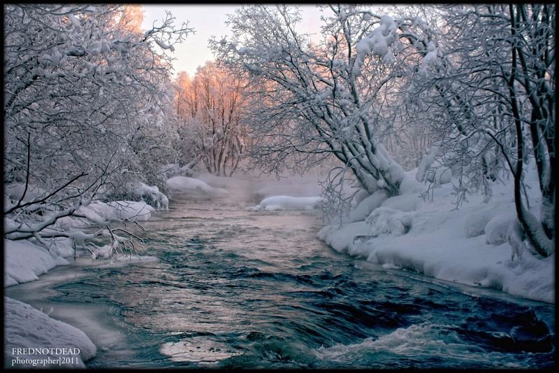 зимняя река 2photo preview