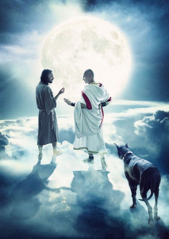 «Они спорили о чем-то очень сложном и важном, причем ни один из них не мог победить другого…»photo preview