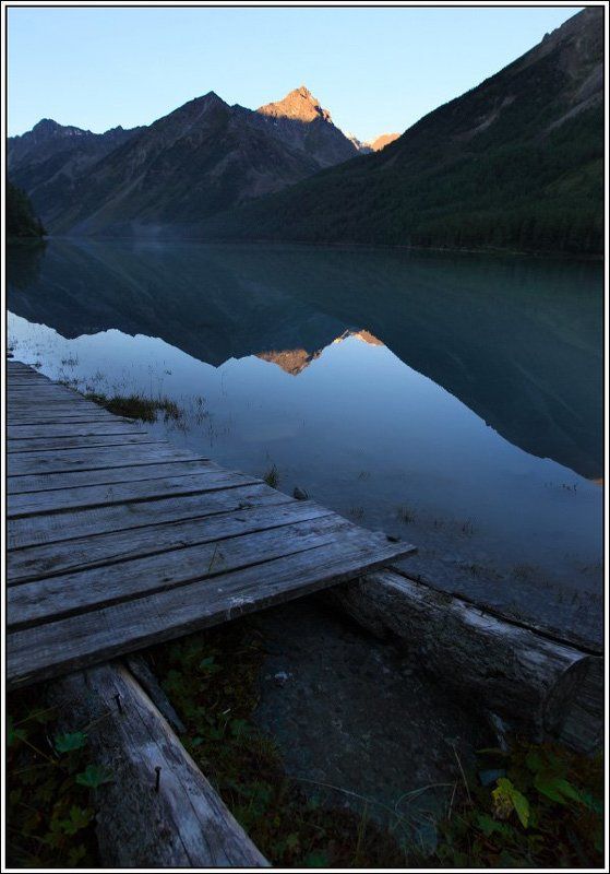 алтай, горы, озеро Утро на Кучерлинском озереphoto preview