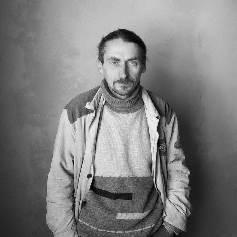 портрет, ч/б, художник, сябар Вольный художникphoto preview