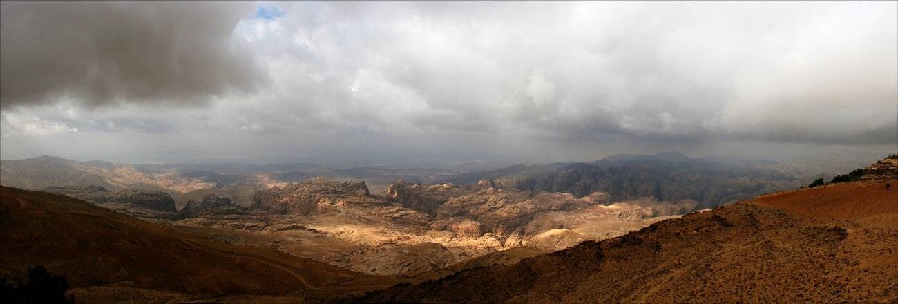 Панорама долины пустыни Арава. Автор: Андрей Перешеин иордания, Андрей Перешеин