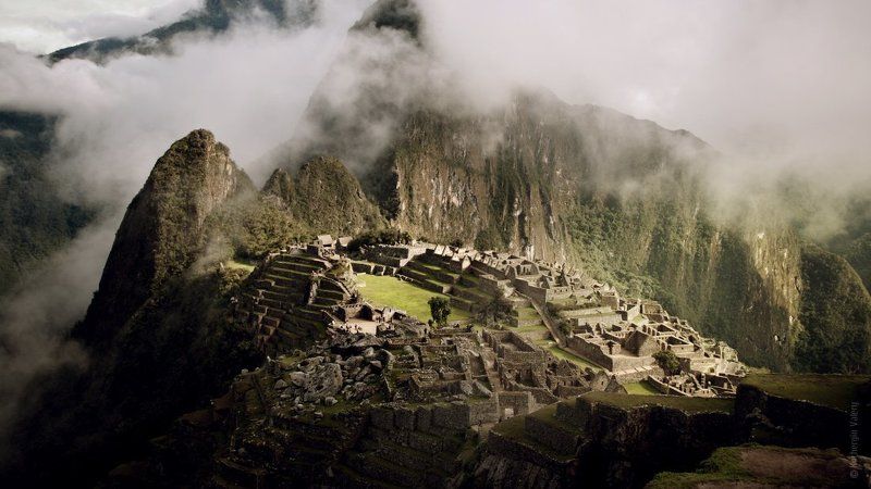 южная америка, мачу-пикчу, machu-pichu, инки, перу, америка, облака, горы, развалины Мачу Пикчу (Machu Pichu)photo preview