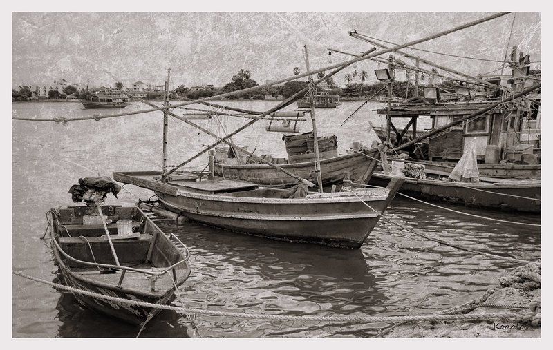 лодки, рыбалка, море, сети, путешествие Иногда, можно и отдохнуть!photo preview