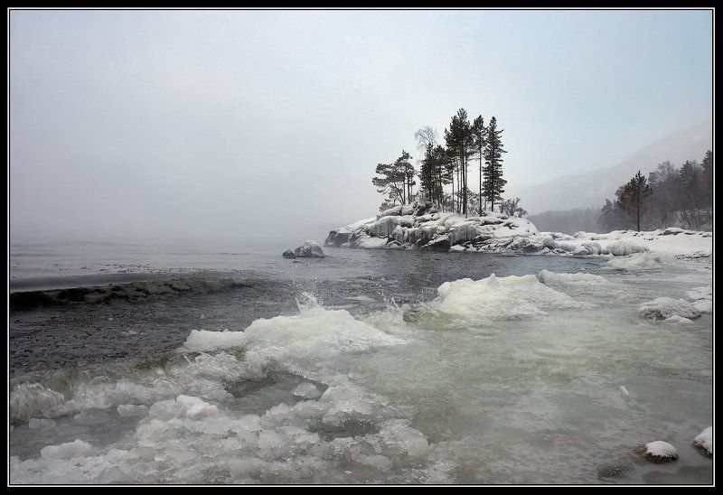 алтай, телецкое, озеро Остров.photo preview
