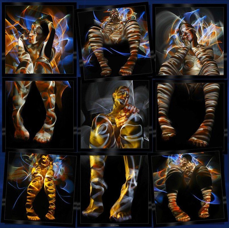 светографика, портрет, свет,  обнаженная_натура, роспись_по_телу, жанр, сюжет, ню, akt, ноги Akt... НогиМа...  (Светографика - роспись по телу 2009) фото превью