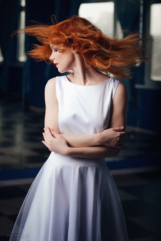 волосы, девушка, рыжие Огненный всплескphoto preview