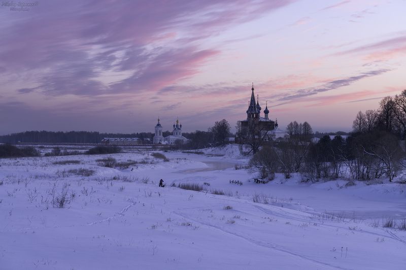 дунилово, ивановская область, русская зима, теза, провинция, храмы, православная русь, русь, зима, зимний пейзаж \