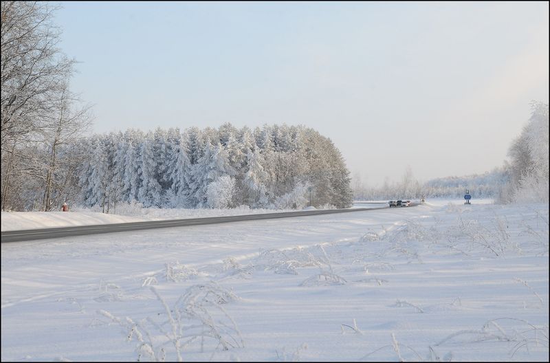 Зима,авто,природа Зимняя симфонияphoto preview