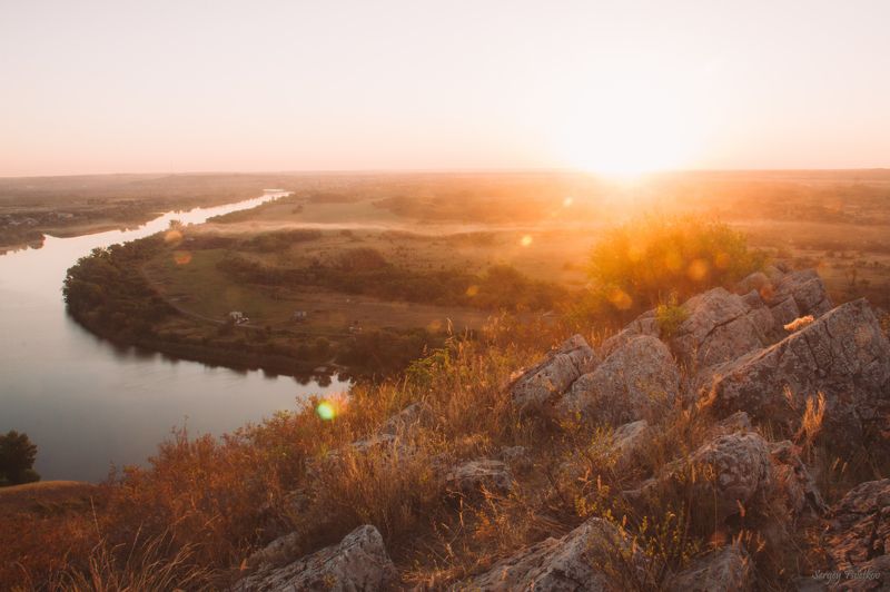 пейзаж, рассвет, утро, природа Рассветным утромphoto preview