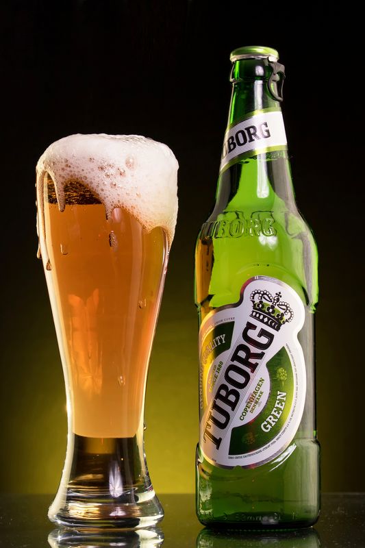 glass, studio, Алкоголь, бокал, бутылка, капли, Мелитополь, напиток, пена, пиво, реклама, стекло, студия, Alcohol, bottle, drops, фотограф Мелитополь, beer, melitopol, tuborg, туборг, реклама, beer,  Пивоphoto preview