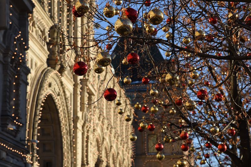 Россия, Москва, ГУМ, Новый год в Москве ГУМ новогоднийphoto preview