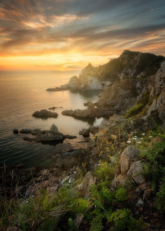 приморский край, море, солнце, рассвет, море, побережье Приморские мотивыphoto preview