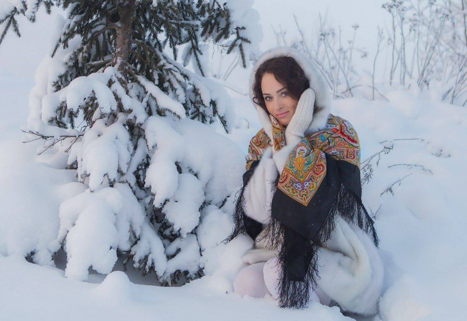 Ирина. Автор: Триер Игорь девушки,позы,север,пробы,красота,студия,печора,коми,лес,мороз, Триер Игорь