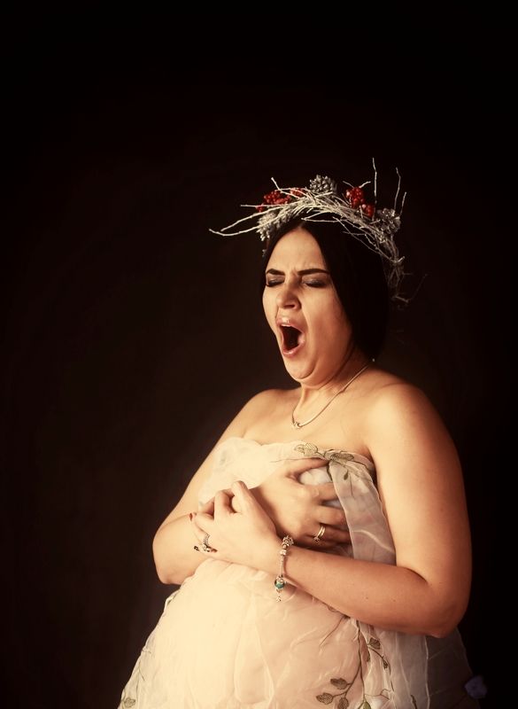 беременность, ожидание, портрет, женский портрет Все время хочу спать!photo preview