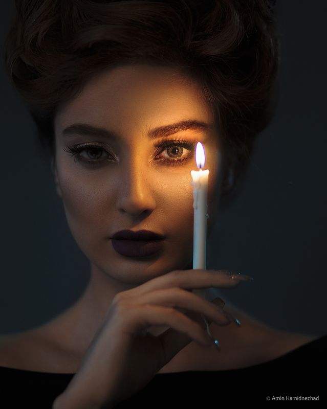 #portraits # aminhamidnezhad# photoshoot# portraits #  Candle photo preview