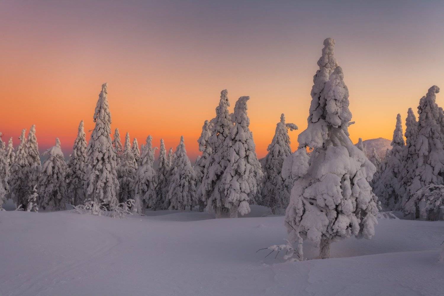 таганай, рассвет, зима, златоуст, урал,  t_berg, Михаил Трахтенберг