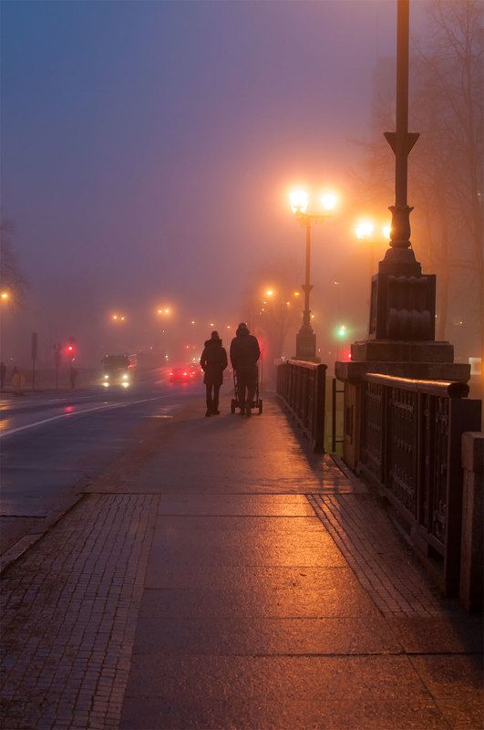 street,fog,city,bridge Togetherphoto preview