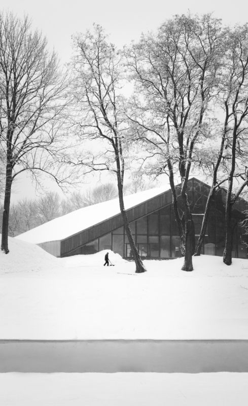 снег, зима, река, здание, архитектура, брест, крепость, берестье, буг, уборка Уборка снега.photo preview