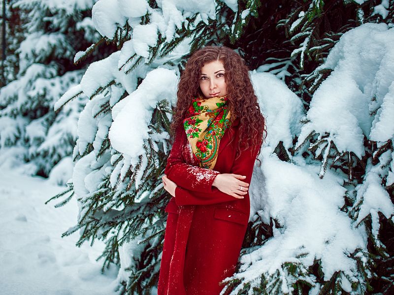 девушка, портрет, арт, красиво Портретphoto preview